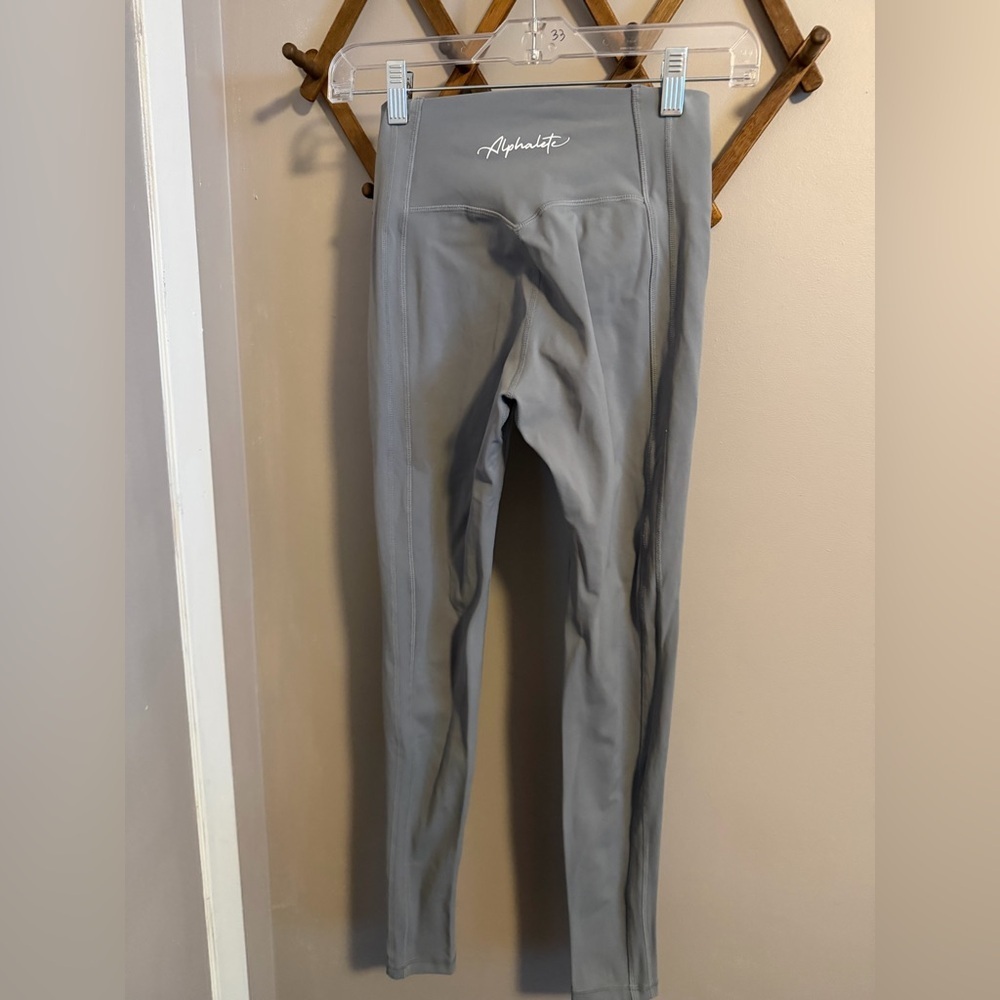 Alphalete Surface Power Leggings - Grey - XS - Like New